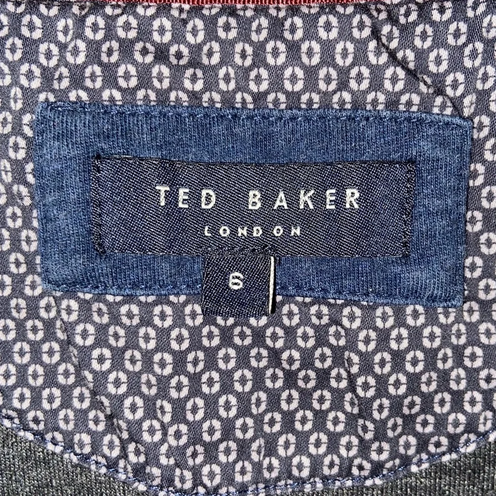 TED BAKER London Navy Blue Valerio Sweater Half Zip Pullover Size Small - Picture 3 of 15